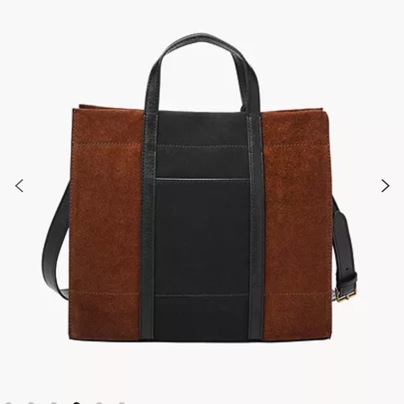 Fossil Carmen Shopper with Detachable Crossbody Strap - Picture 10 of 11